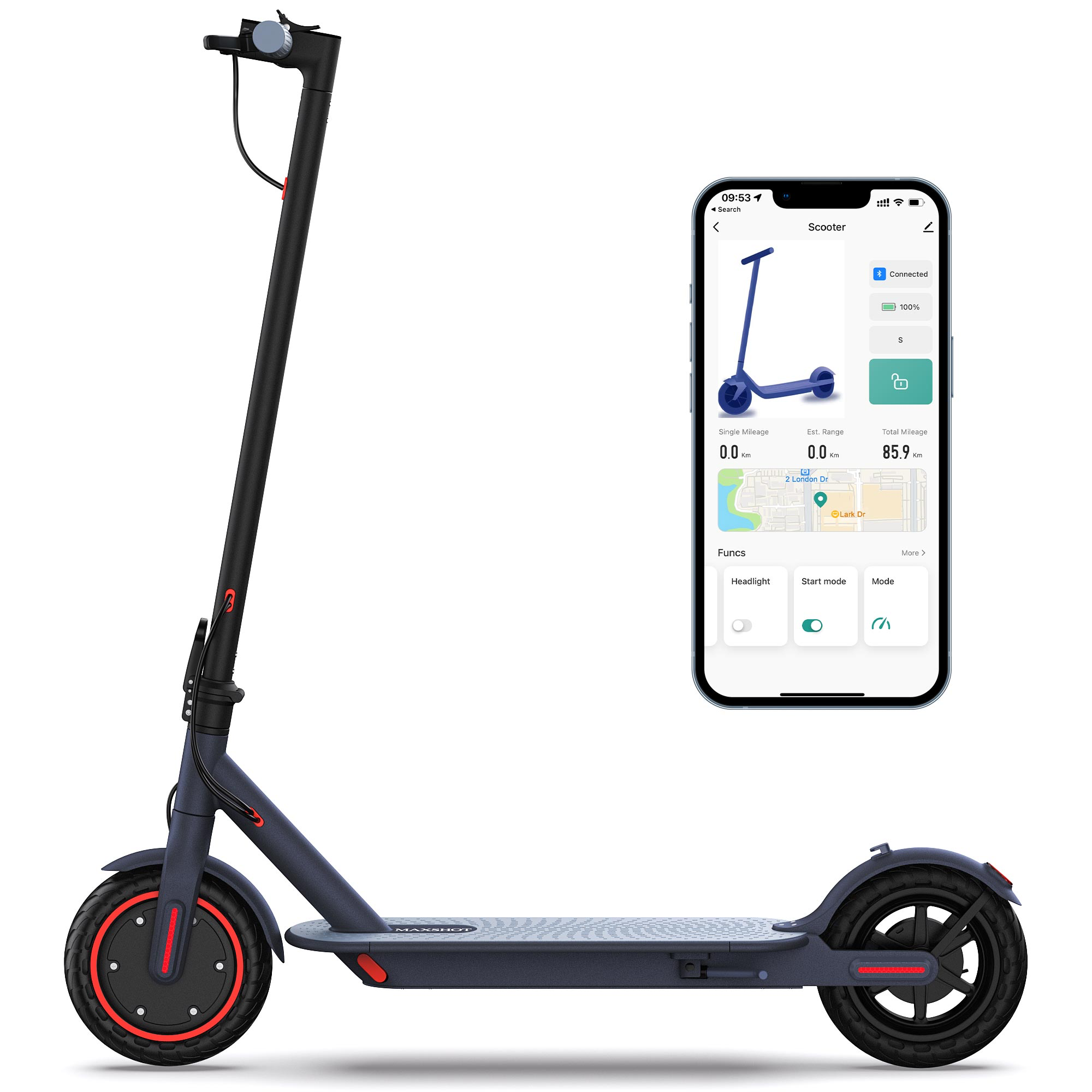 Trottinette électrique AOVOPRO 80 350 W Trottinette électrique AOVOPRO 80 350 W